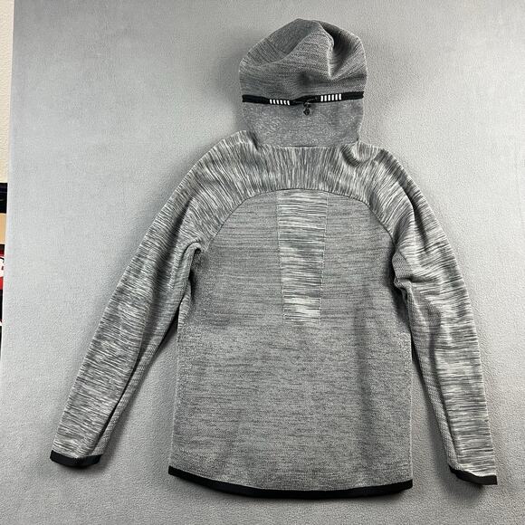 Nike Hoodie Mens Large Tech Fleece Revival Full Zip Grey Heather Outdoor Hiking - Picture 7 of 9